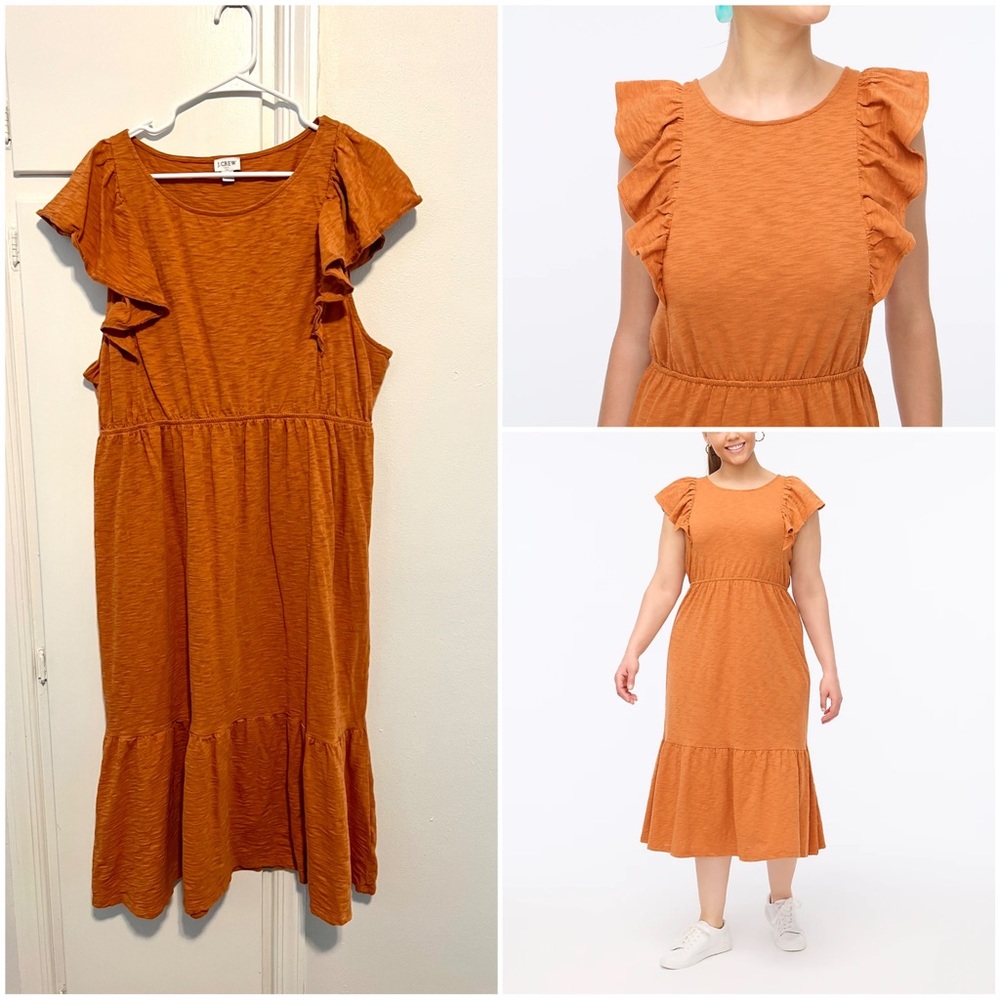 J Crew Factory Ruffle Dress 2X